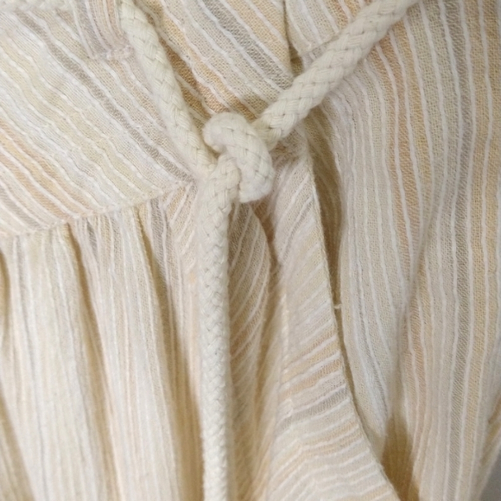 Free People Roll With It Cotton Harem Sun Bleached Combo Slouchy Pants - Picture 7 of 9
